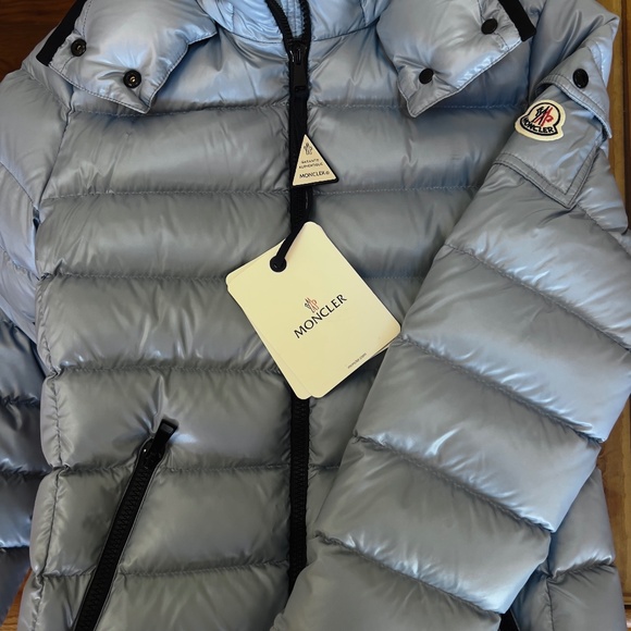 Moncler Bady Giubotto Light Blue Down/Puffer Jacket - Picture 1 of 6